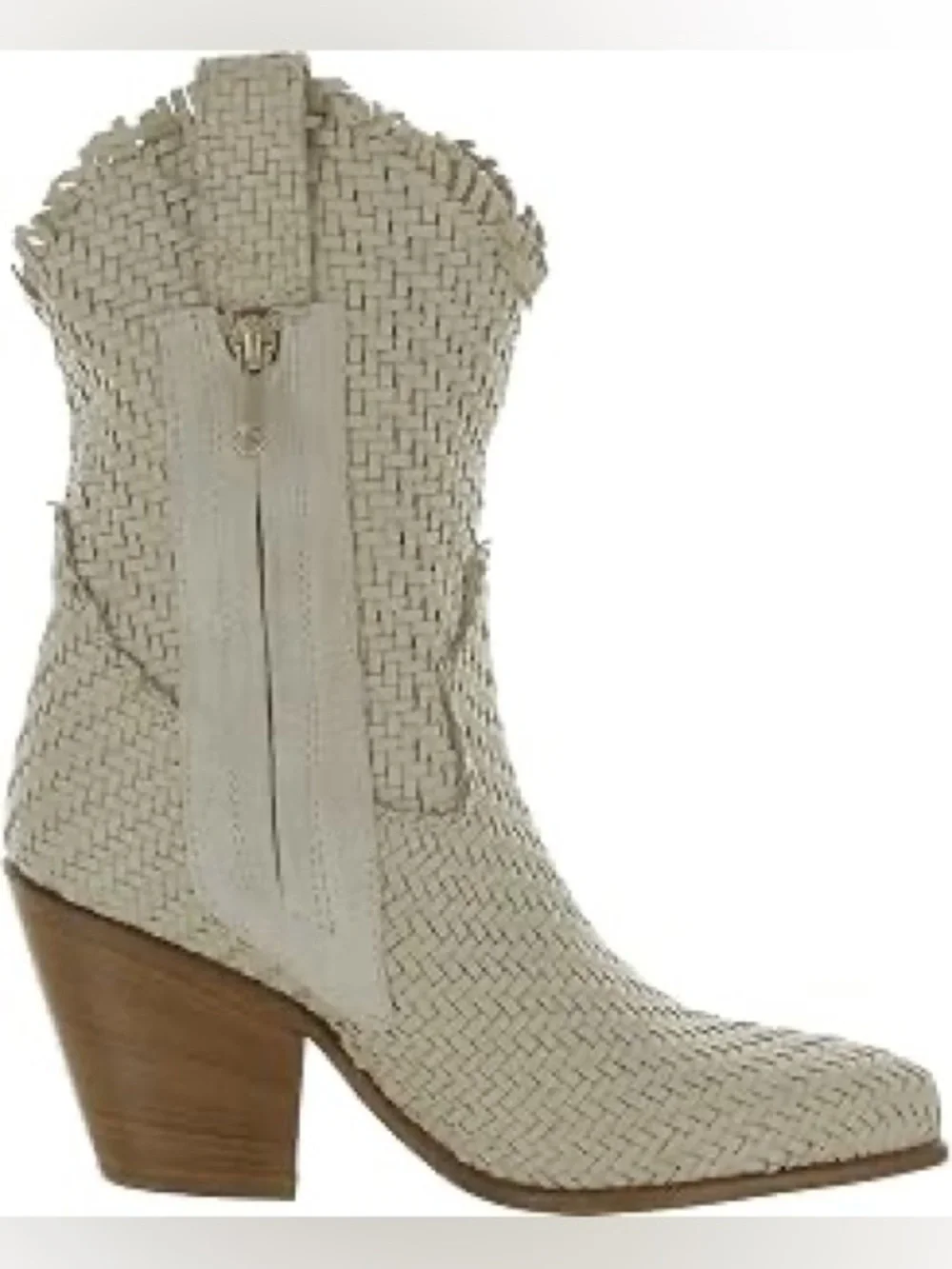 Sam Edelman Western Cowboy Boots Woven Textured Women’s Size 10 NIB